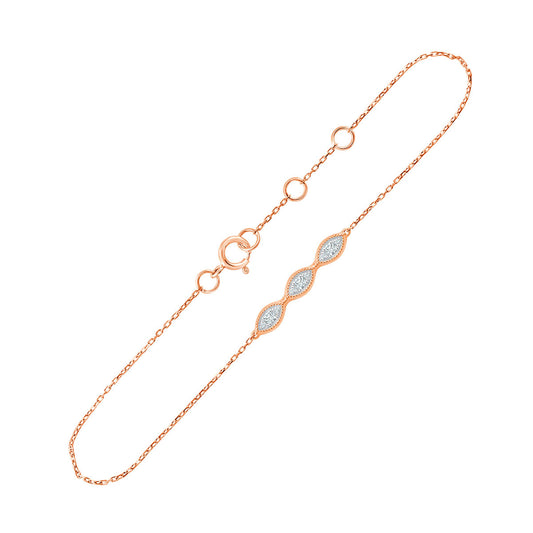 Bracelet or rose CB06065DPRH