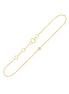 Bracelet 1 Diamant 0,02ct Or Jaune