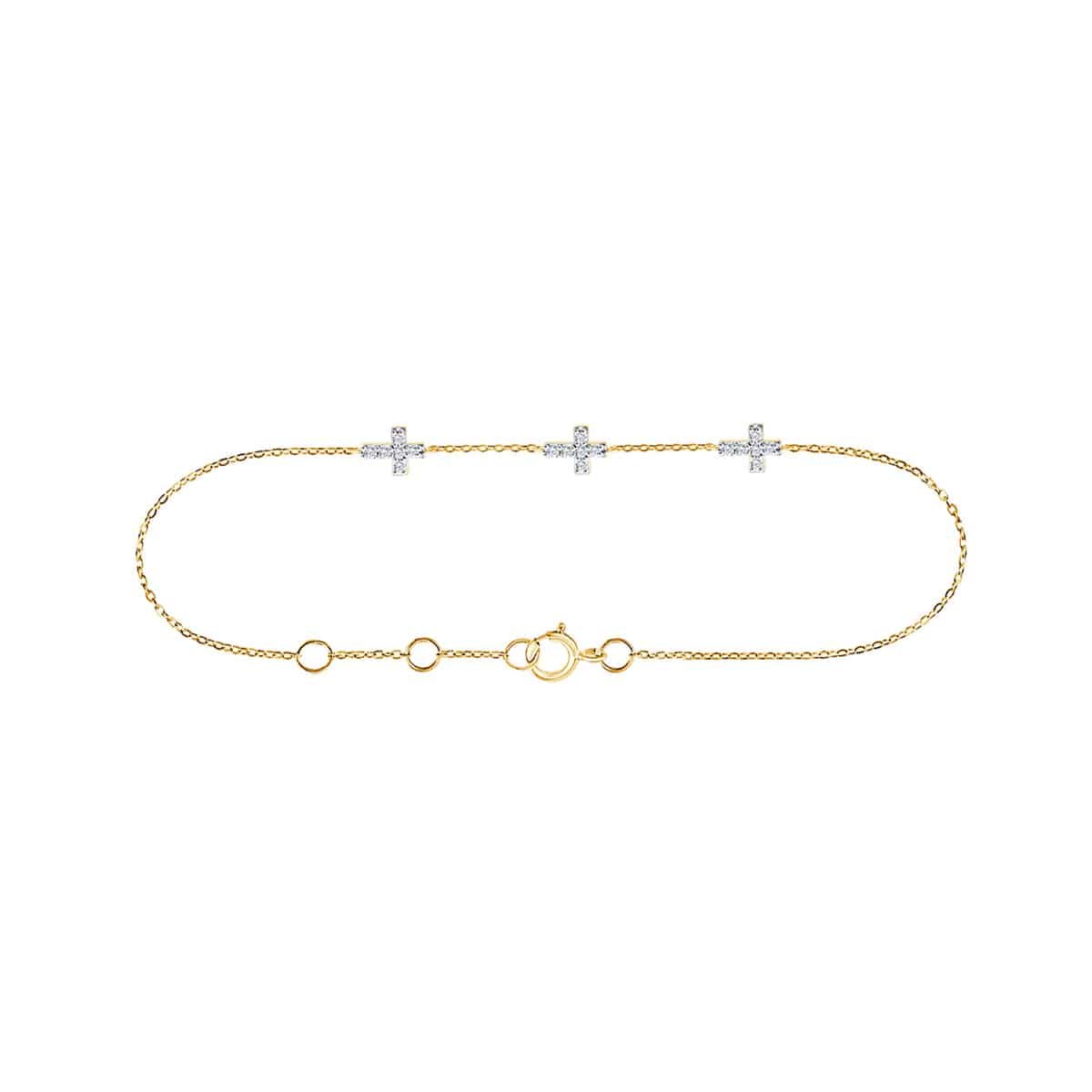 Bracelet Diamant 0,08ct X