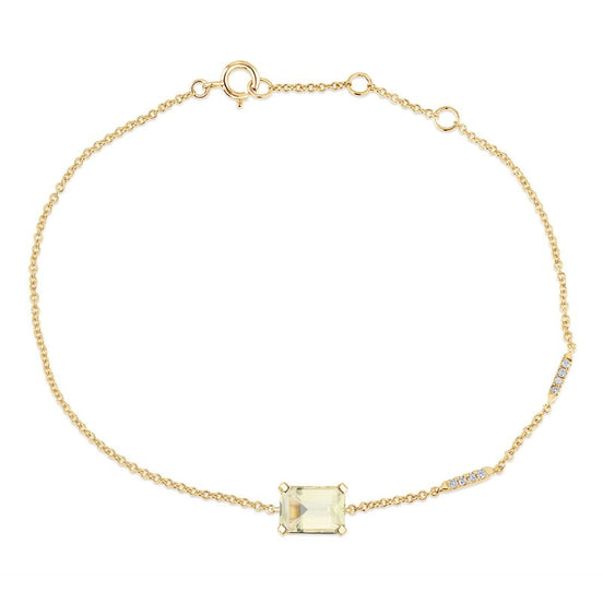 Lou Taille Émeraude Quartz Citron 1,10ct IV