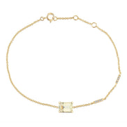 Lou Taille Émeraude Quartz Citron 1,10ct IV