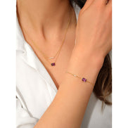 Lou Taille Émeraude Quartz Champagne 1,10ct V