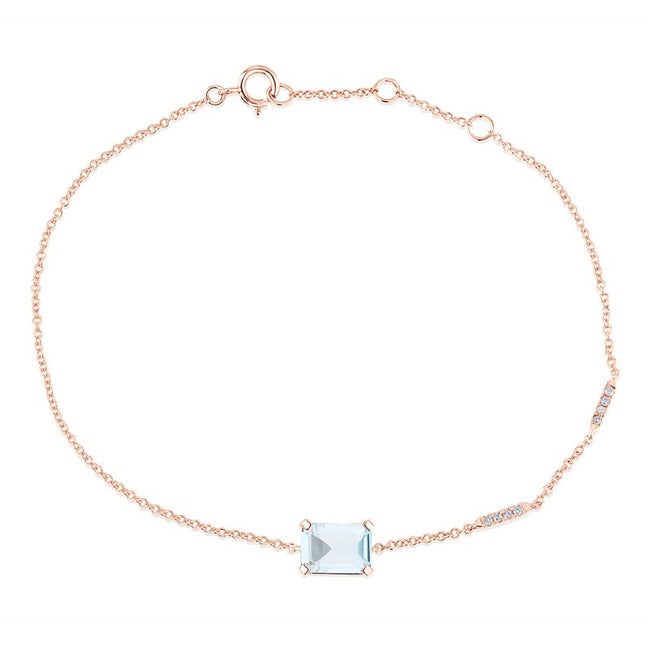 Lou Taille Émeraude Topaze & Diamants 1,10ct XVIII