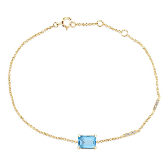 Topaze bleue ciel 1,1 ct