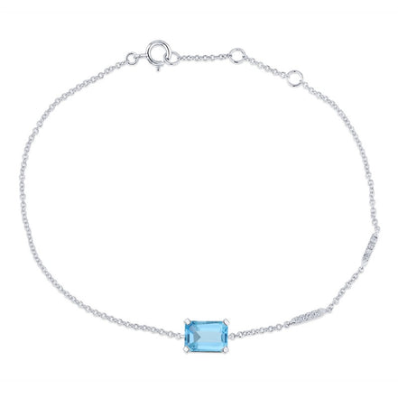 Lou Taille Émeraude Topaze & Diamants 1,10ct XIX