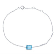 Lou Taille Émeraude Topaze & Diamants 1,10ct XIX