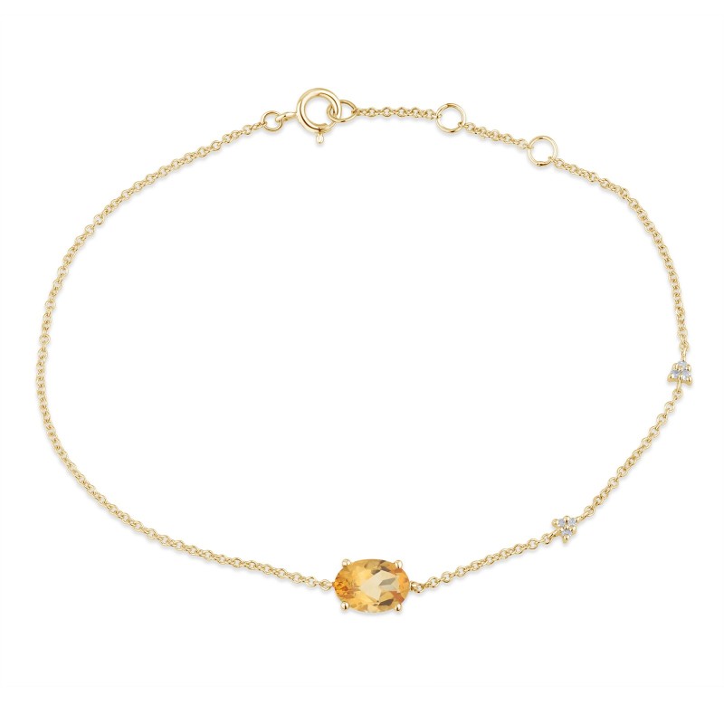 BRACELET LOU N°2 CITRINE