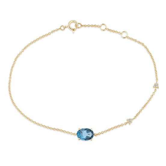 Lou Toi & Moi Ovale Topaze London Blue 1,15ct II