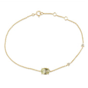 Lou Serti Clos Ovale Quartz Citron 1,15ct