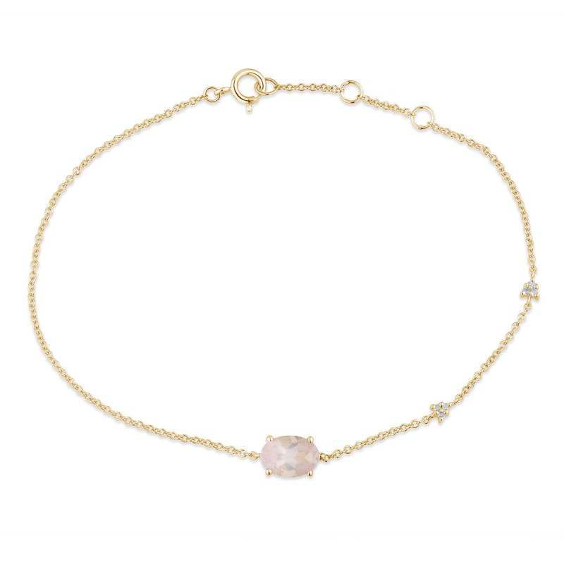 BRACELET LOU N°2 QUARTZ ROSE