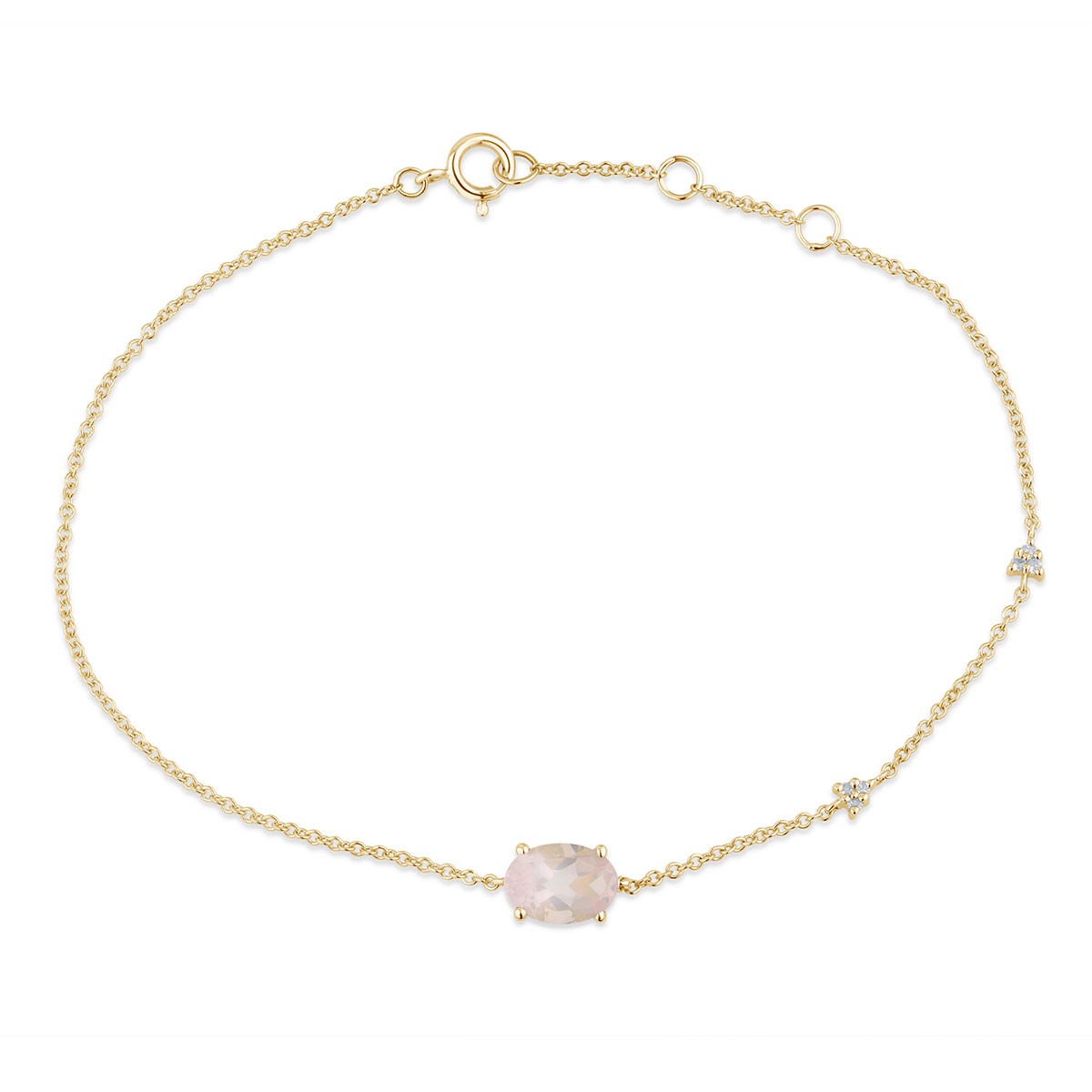 BRACELET LOU N°2 QUARTZ ROSE