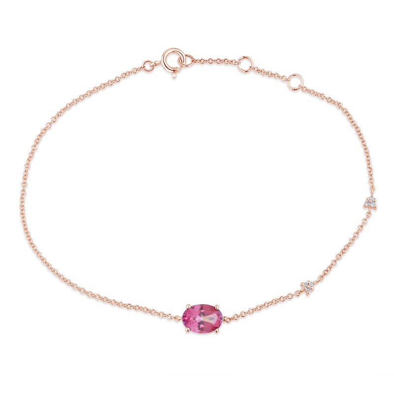 BRACELET LOU N°2 TOPAZE ROSE