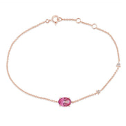 Lou Toi & Moi Ovale Tourmaline Rose 1,15ct II