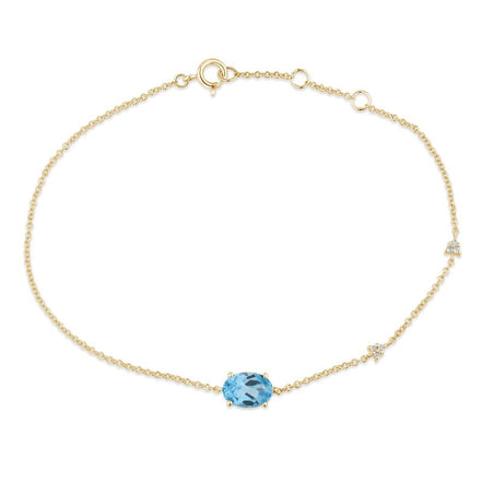 Lou Ovale Topaze Bleu Ciel 1,15ct