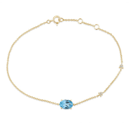 Lou Ovale Topaze Bleu Ciel 1,15ct