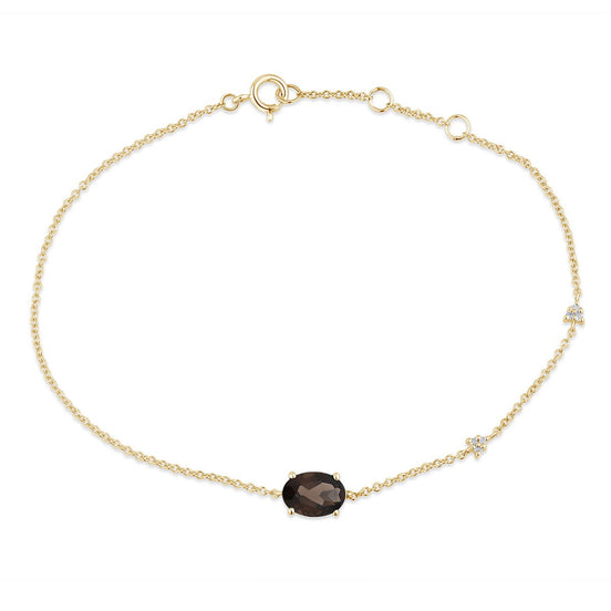 BRACELET LOU N°2 QUARTZ FUMÉ