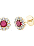 Serti Clos Rubis & Diamants 0,21ct