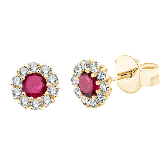 Serti Clos Rubis & Diamants 0,21ct