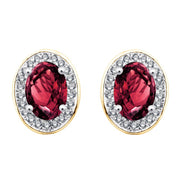 Serti Clos Rhodolite 0,81ct
