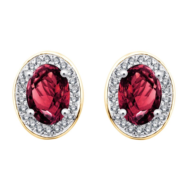 Serti Clos Rhodolite 0,81ct