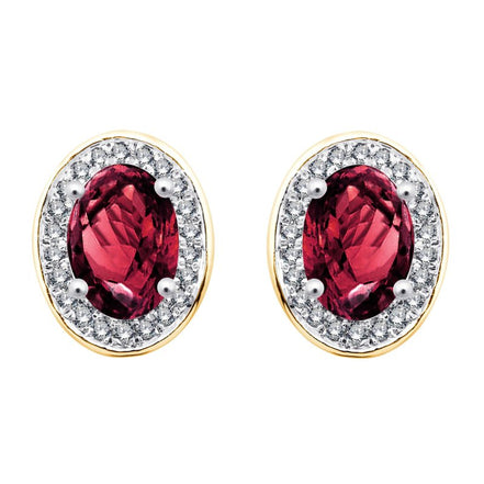 Serti Clos Rhodolite 0,81ct