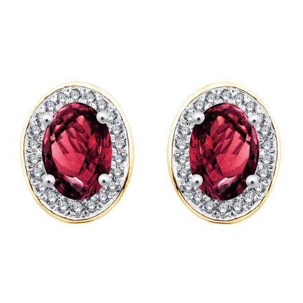 Serti Clos Rhodolite 0,81ct