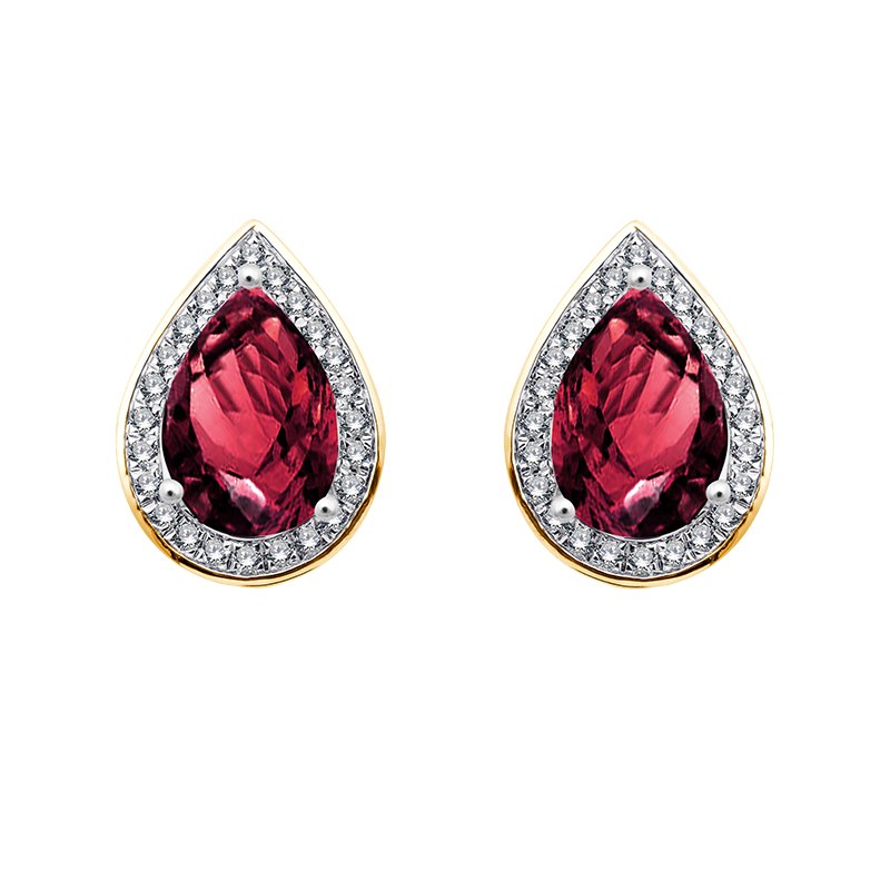 Toi & Moi Rhodolite 0,85ct