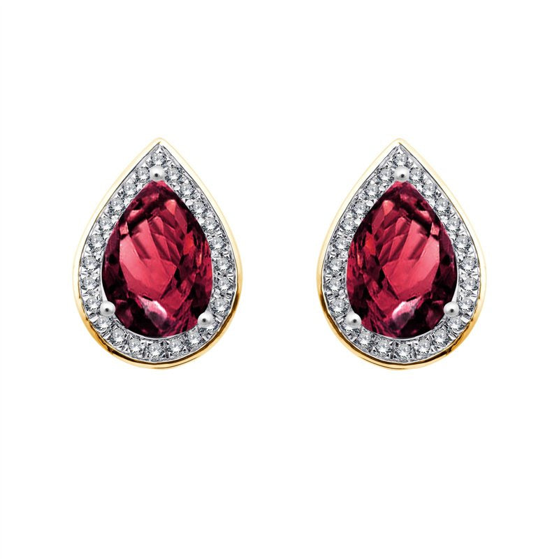 Toi & Moi Rhodolite 0,85ct