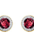 Serti Clos Rhodolite 1,18ct