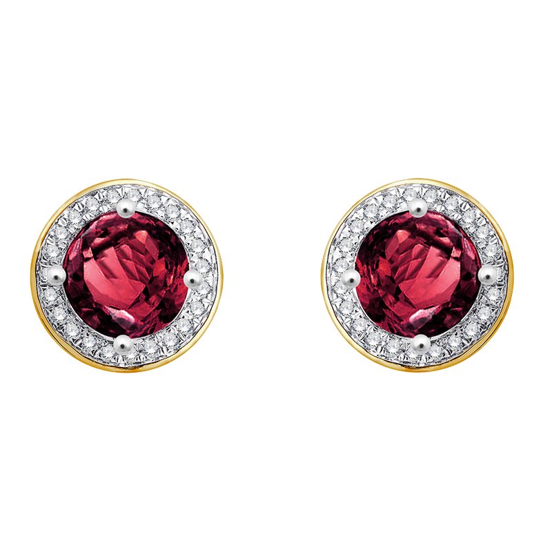 Serti Clos Rhodolite 1,18ct