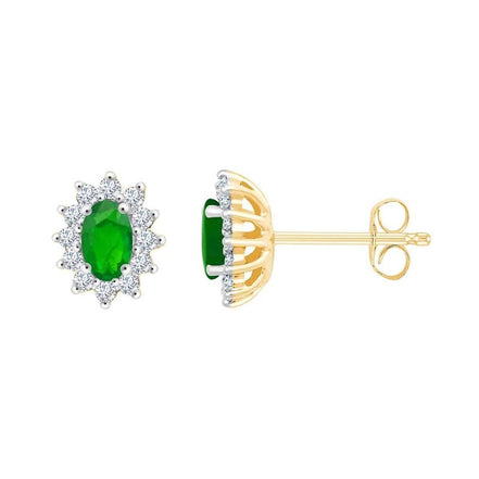 Serti Clos Émeraude & Diamants 0,24ct