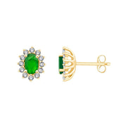 Toi & Moi Émeraude & Diamants 0,36ct
