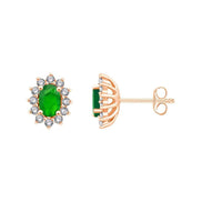 Toi & Moi Émeraude & Diamants 0,36ct
