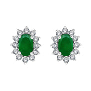 Toi & Moi Émeraude & Diamants 0,36ct