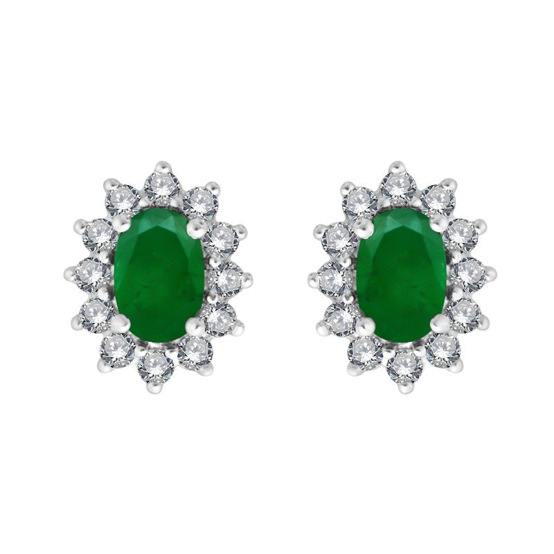 Toi & Moi Émeraude & Diamants 0,36ct