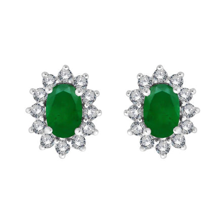 Toi & Moi Émeraude & Diamants 0,36ct