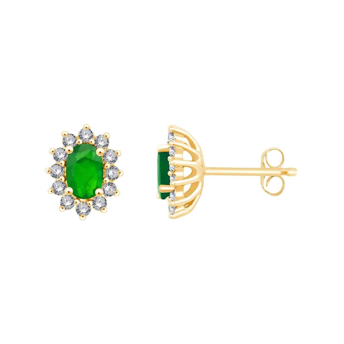 Toi & Moi Émeraude & Diamants 0,36ct