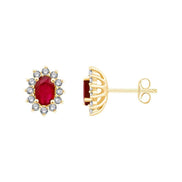 Toi & Moi Rubis & Diamants 0,36ct