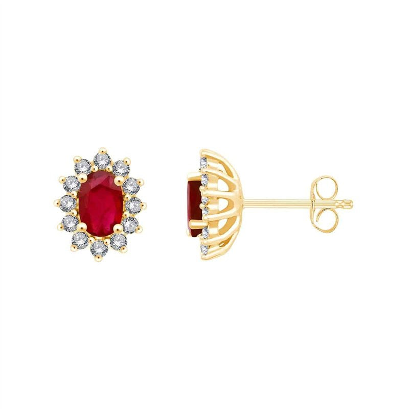 Toi & Moi Rubis & Diamants 0,36ct