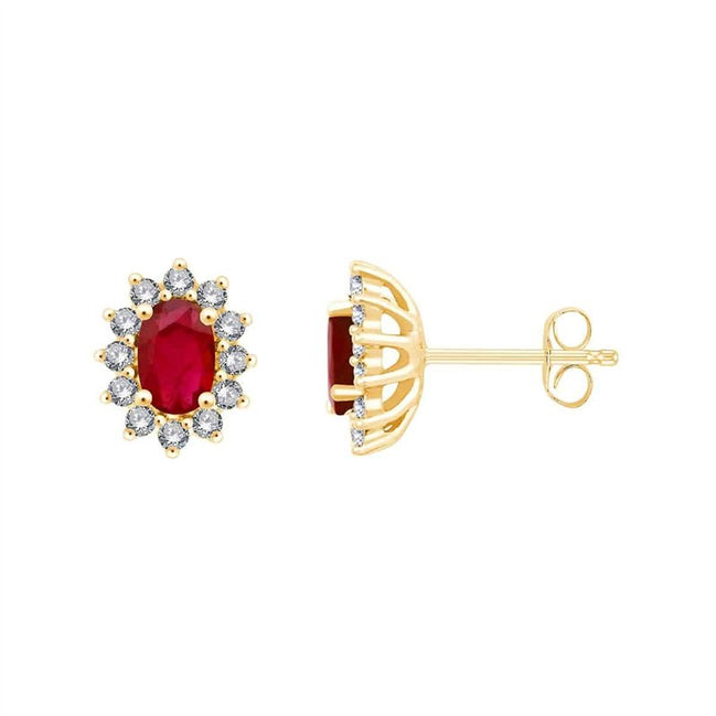 Toi & Moi Rubis & Diamants 0,36ct