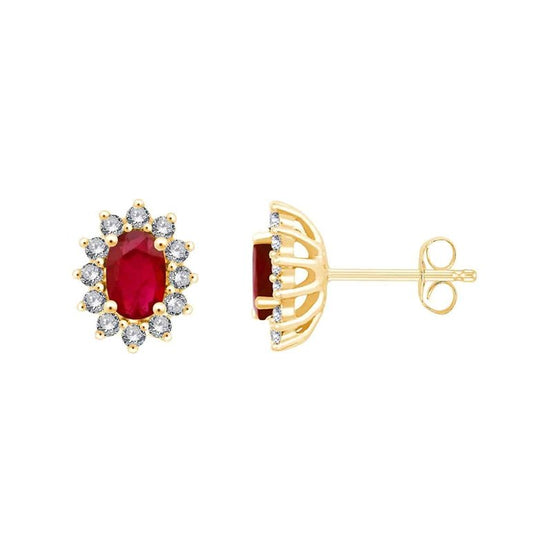 Toi & Moi Rubis & Diamants 0,36ct