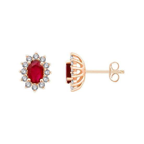 Toi & Moi Rubis & Diamants 0,36ct