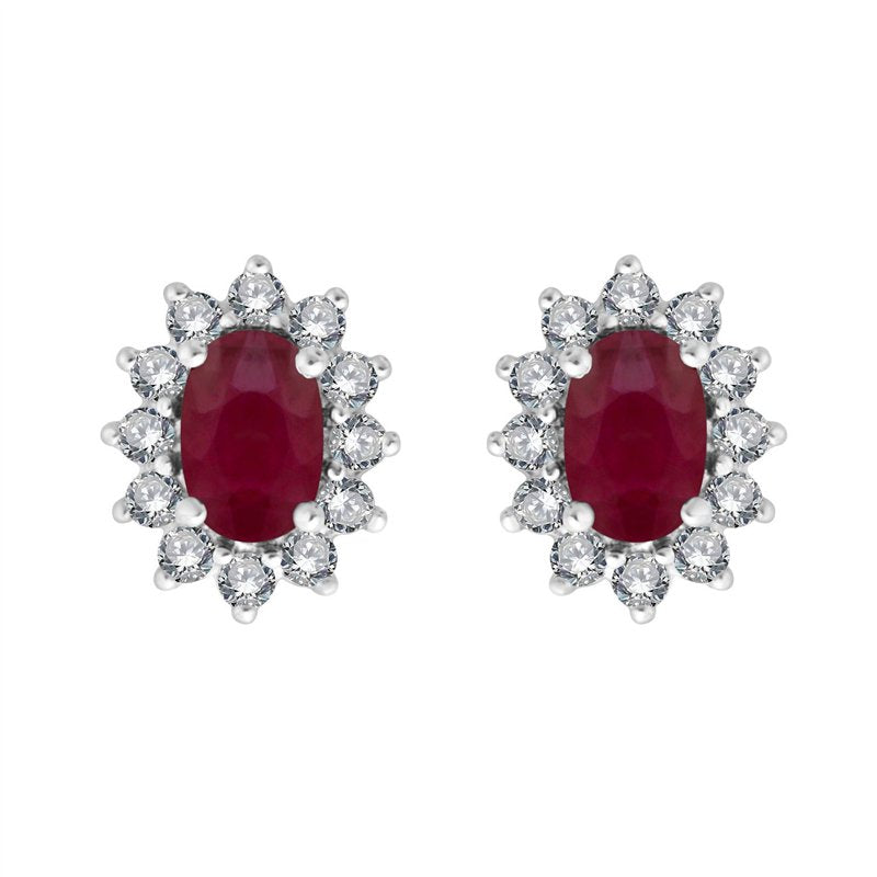 Toi & Moi Rubis & Diamants 0,36ct