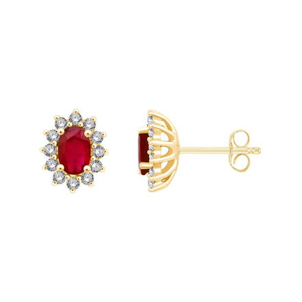 Toi & Moi Rubis & Diamants 0,36ct