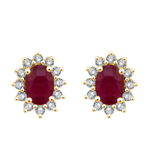 Serti Clos Rubis & Diamants 0,46ct