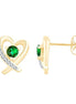 Cœur Émeraude & Diamants 0,04ct