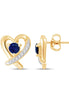 Cœur Saphir & Diamants 0,04ct