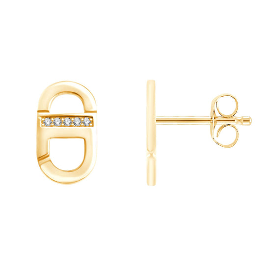 La Villa Puces Serti Griffe Diamant 0,02ct