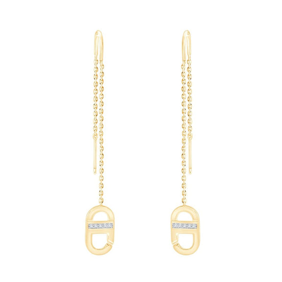 La Villa Pendantes Serti Griffe Diamant 0,02ct