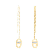 La Villa Pendantes Serti Griffe Diamant 0,02ct